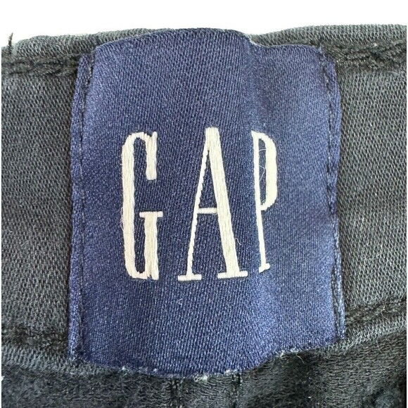 Gap Size 10 Stretch Skinny Ankle Black Taper Leg Dressy Casual Pants - Picture 5 of 10